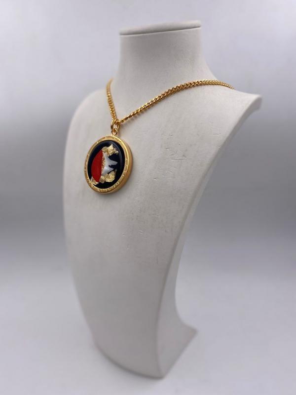Collana in ottone anallergico, colore oro