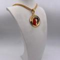 Collana in ottone anallergico, colore oro