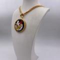 Collana in ottone anallergico, colore oro