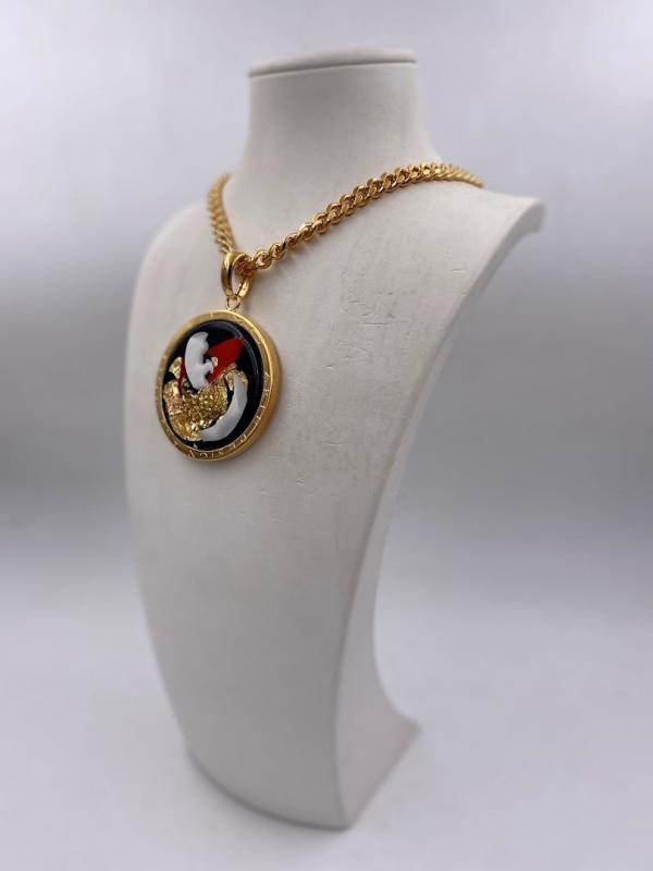 Collana in ottone anallergico, colore oro
