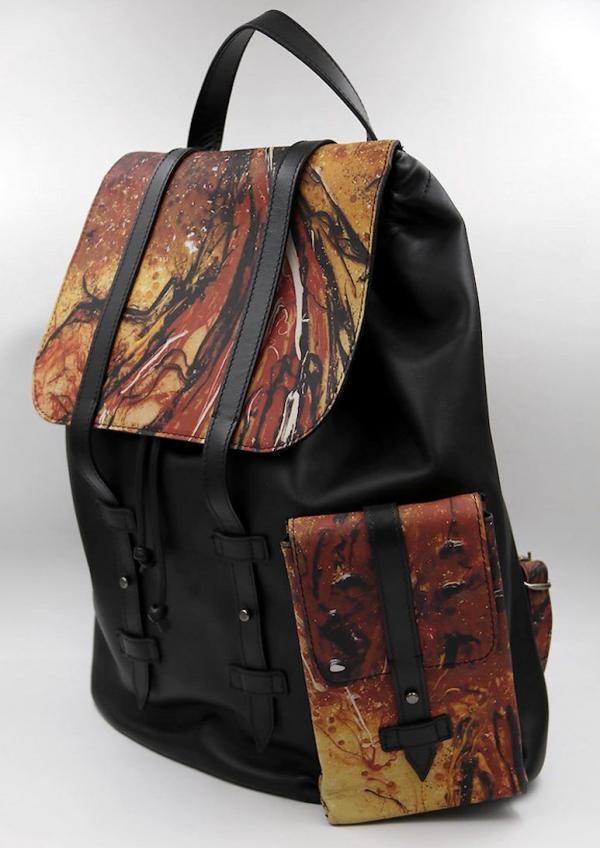 Zaino in vera pelle