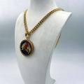 Collana in ottone anallergico, colore oro