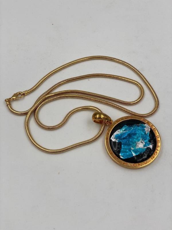 Collana in ottone anallergico, colore oro
