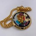 Collana in ottone anallergico, colore oro