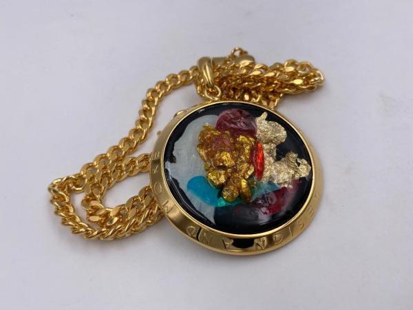 Collana in ottone anallergico, colore oro