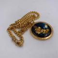 Collana in ottone anallergico, colore oro