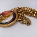 Collana in ottone anallergico, colore oro