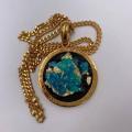 Collana in ottone anallergico, colore oro