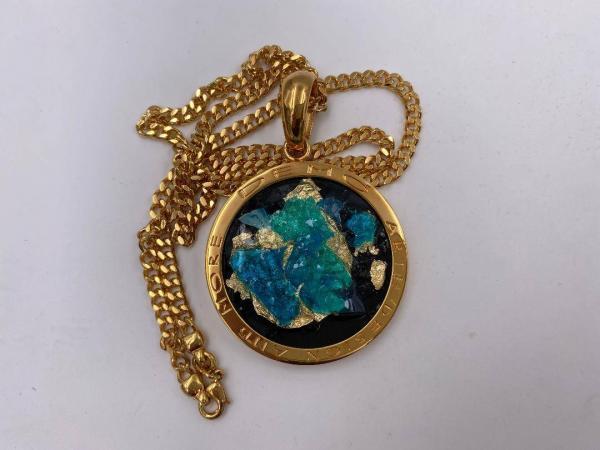 Collana in ottone anallergico, colore oro