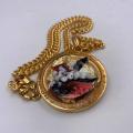 Collana in ottone anallergico, colore oro