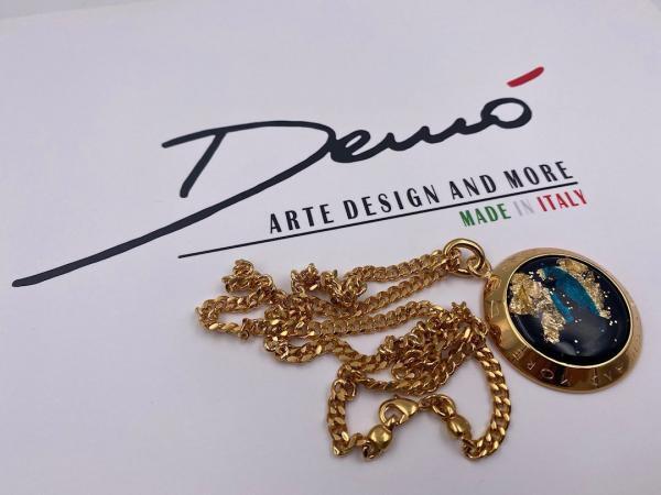 Collana in ottone anallergico, colore oro