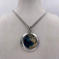Collana in ottone anallergico, colore argento