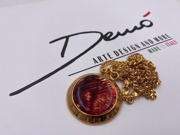 Collana in ottone anallergico, colore oro