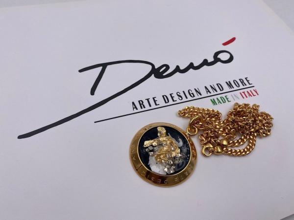 Collana in ottone anallergico, colore oro