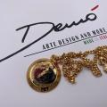 Collana in ottone anallergico, colore oro