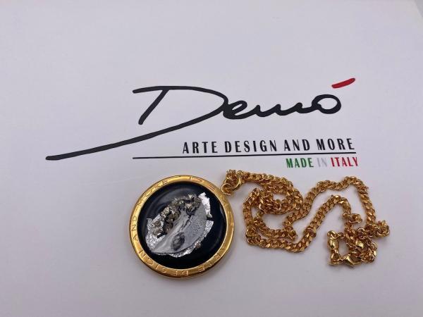 Collana in ottone anallergico, colore oro