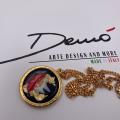Collana in ottone anallergico, colore oro