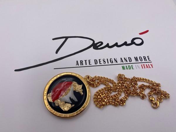 Collana in ottone anallergico, colore oro