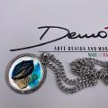 Collana in ottone anallergico, colore argento