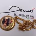 Collana in ottone anallergico, colore oro