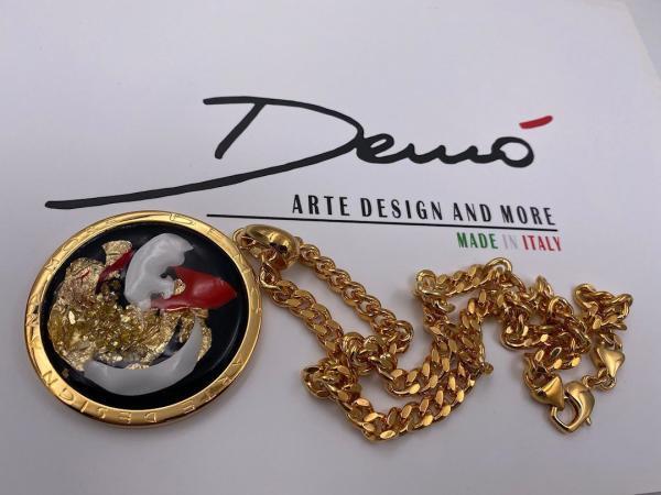 Collana in ottone anallergico, colore oro