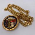 Collana in ottone anallergico, colore oro