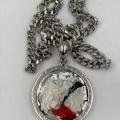 Collana in ottone anallergico, colore argento