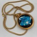Collana in ottone anallergico, colore oro
