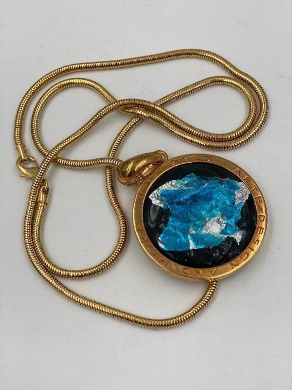 Collana in ottone anallergico, colore oro