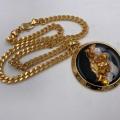Collana in ottone anallergico, colore oro