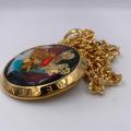 Collana in ottone anallergico, colore oro