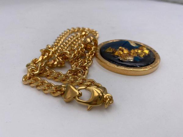Collana in ottone anallergico, colore oro