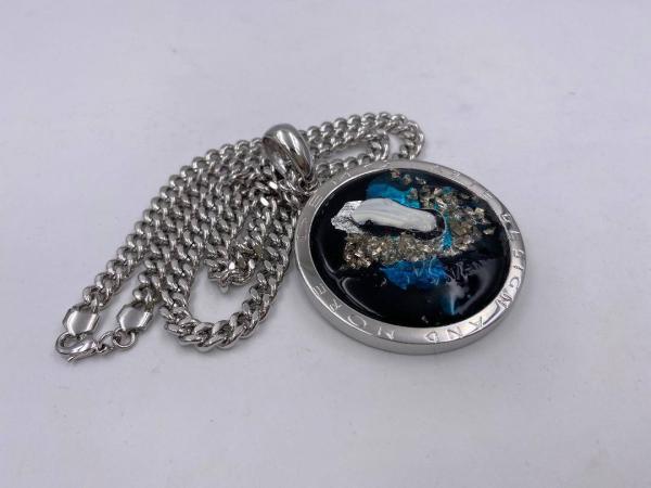 Collana in ottone anallergico, colore argento