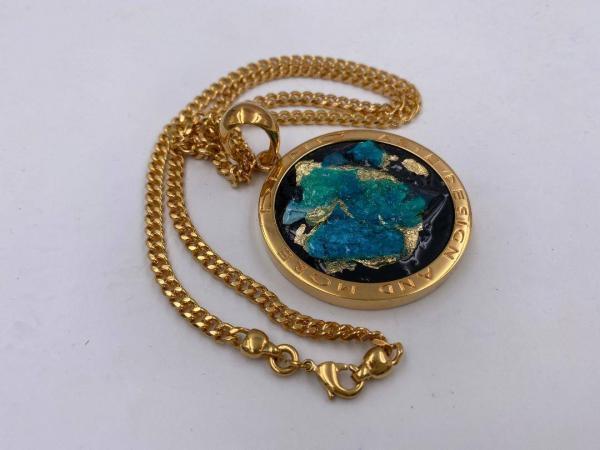 Collana in ottone anallergico, colore oro