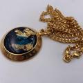 Collana in ottone anallergico, colore oro