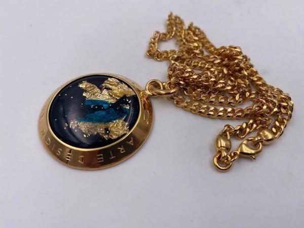Collana in ottone anallergico, colore oro