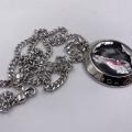 Collana in ottone anallergico, colore argento