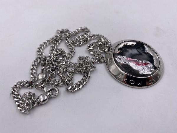 Collana in ottone anallergico, colore argento