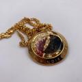 Collana in ottone anallergico, colore oro