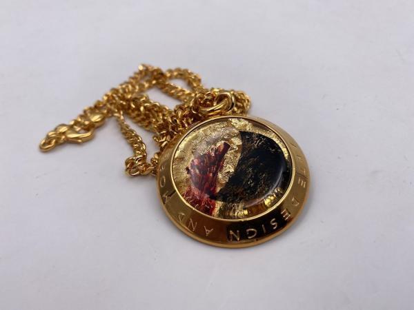 Collana in ottone anallergico, colore oro