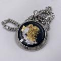 Collana in ottone anallergico, colore argento