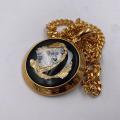 Collana in ottone anallergico, colore oro