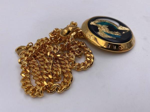 Collana in ottone anallergico, colore oro