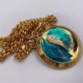 Collana in ottone anallergico, colore oro