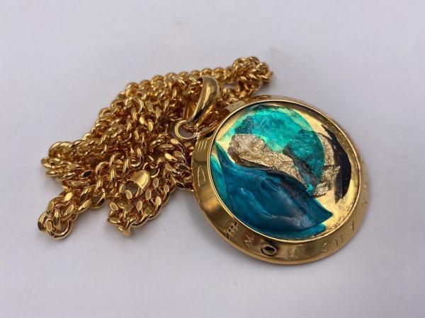 Collana in ottone anallergico, colore oro