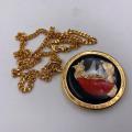 Collana in ottone anallergico, colore oro