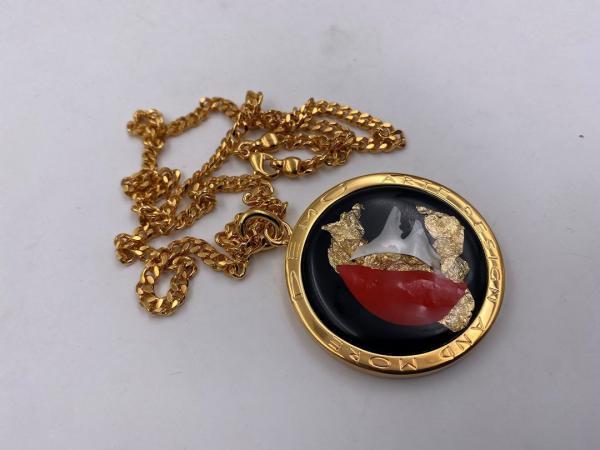 Collana in ottone anallergico, colore oro