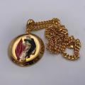Collana in ottone anallergico, colore oro
