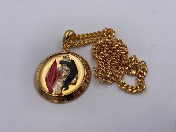 Collana in ottone anallergico, colore oro