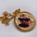 Collana in ottone anallergico, colore oro